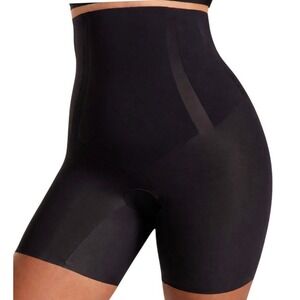 Shapermint Womens M Black Essentials Everyday Empower High Waisted Shaper Shorts